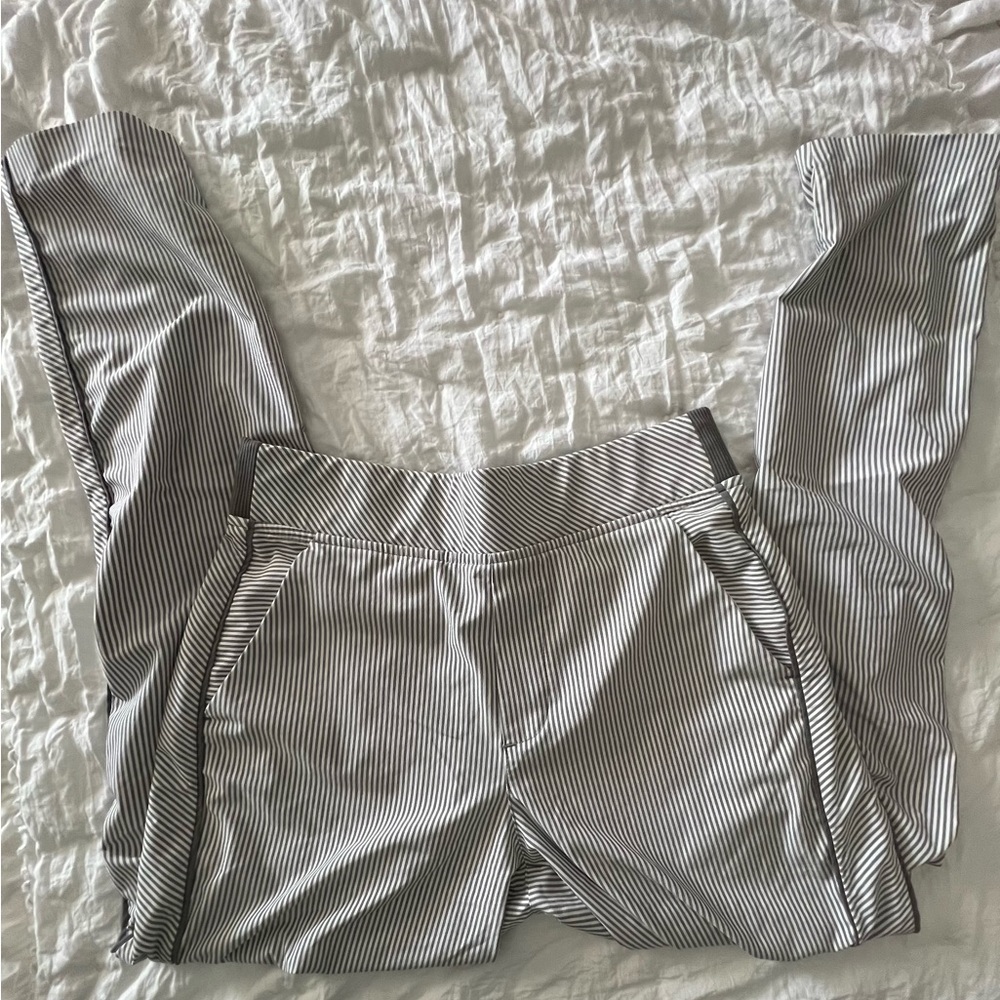 Athleta Brooklyn striped ankle pant, size 2